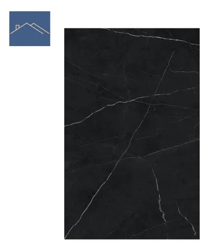 Pisos Porcelanato Royal Black Polido 80,5x140cm Villagrês