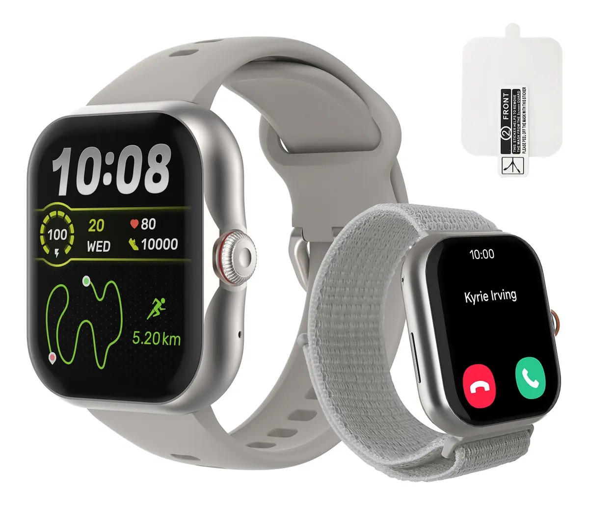 Smartwatch Bettdow Fb055 Esportivo Ia Gps 3atm Música Prateado