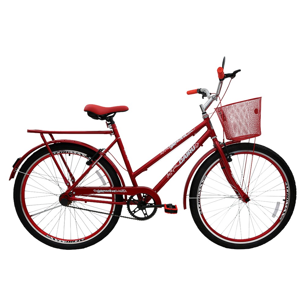 Bicicleta Aro 26 Cairu Personal Genova Freio V-Brake com Cestinha