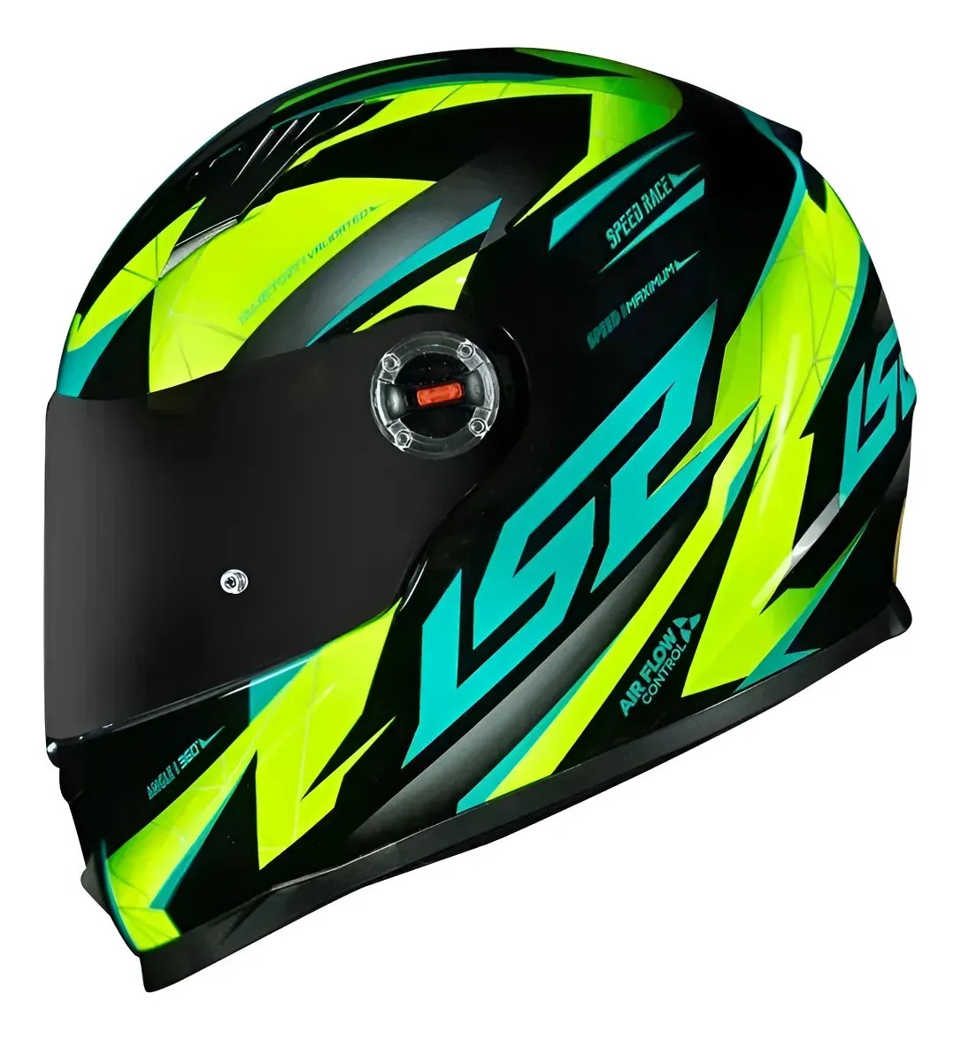 CAPACETE LS2 FF358 CLASSIC DRAZE PRETO / AMARELO FLUOR