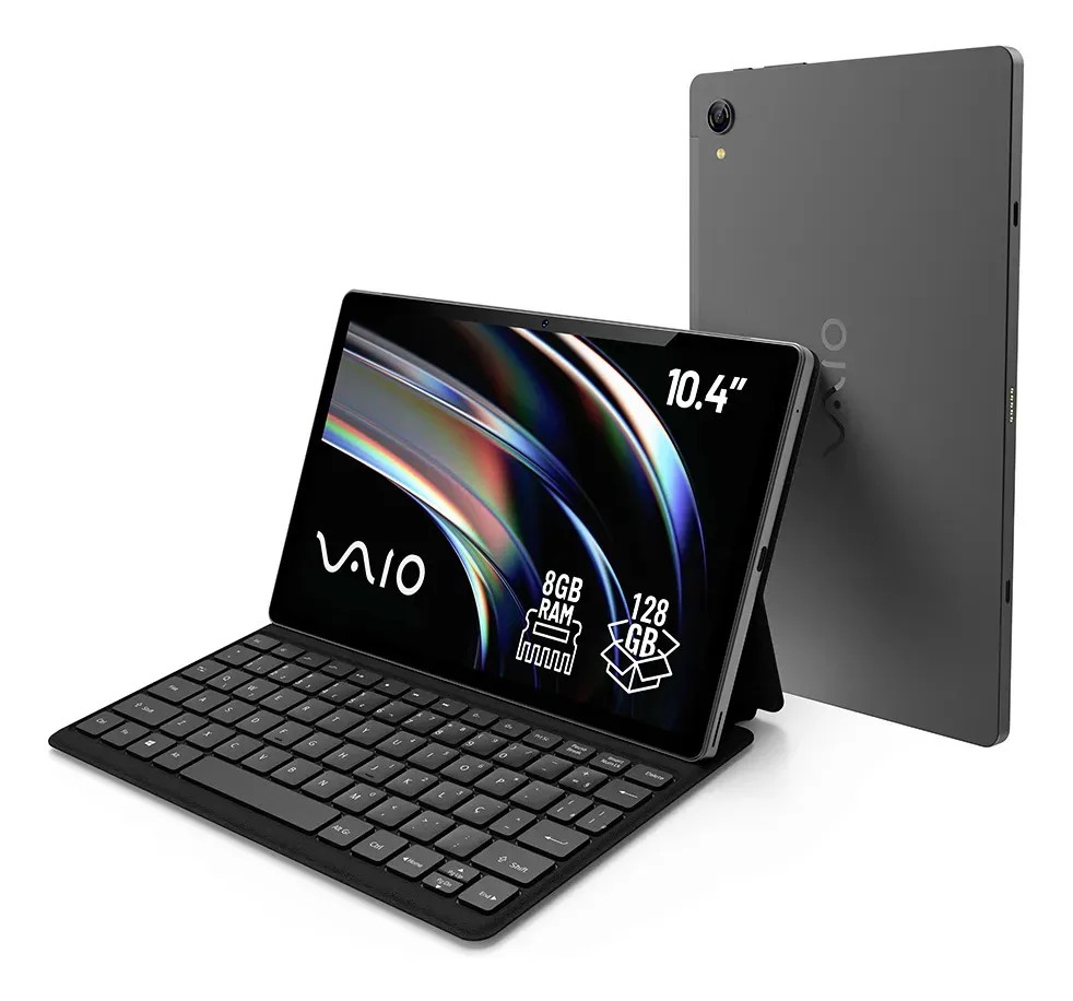 Tablet TL10 8GB 128GB Octa-Core, Tela 10.4” 2K, 4G WiFi, Câmera 8MP + Selfie 5MP, 7000mAh, Android 13, com Teclado de Conexão Inteligente