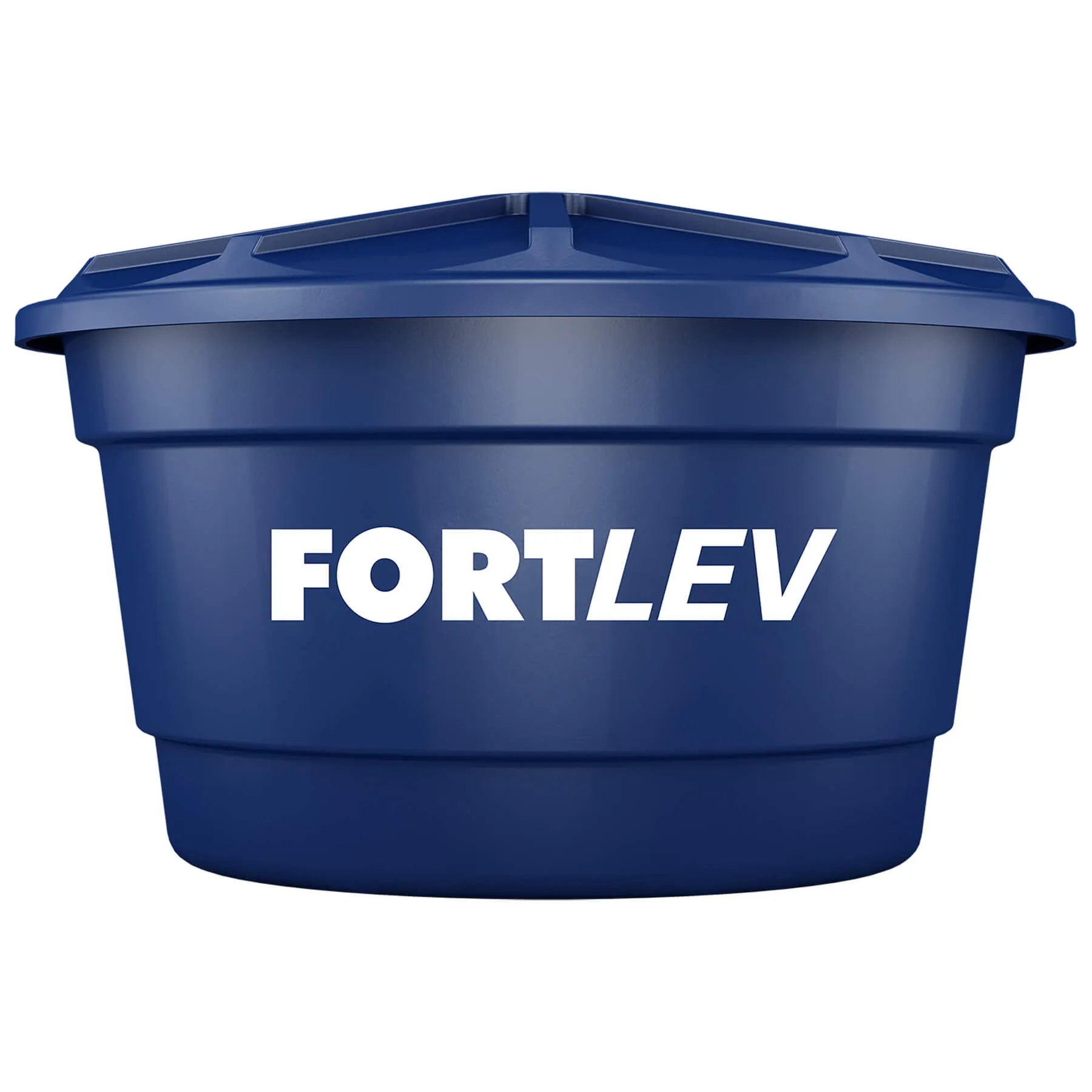 Caixa De Água 310L Polietileno Tampa Encaixe Azul Fortlev