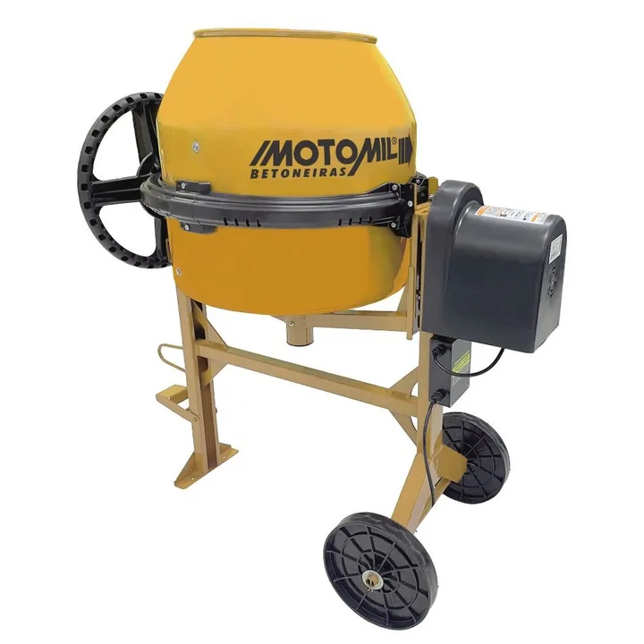 Betoneira 150 Litros Motor 1/2CV Monofásico com Chave de Segurança MOTOMIL-00046709.0