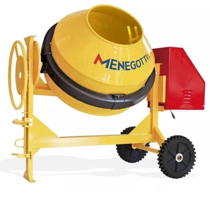 Betoneira Rental 400L Motor Diesel Toyama 4.7HP com Roda Maciça MENEGOTTI-40011184