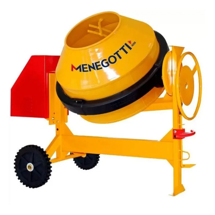 Betoneira Rental 400L com Motor 2CV 4P Trifásico e Kit de Segurança MENEGOTTI-40011266