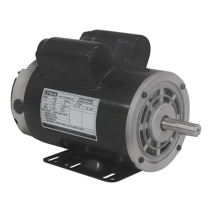Motor Elétrico 2cv 4P 60HZ Monofásico IP21 MOD.56H para Betoneira LYNUS-00005396.0