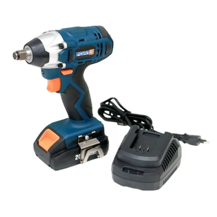 Chave de Impacto Elétrica 1/2 Polegadas 350Nm a Bateria 20V com Carregador FORTGPRO-FG3027