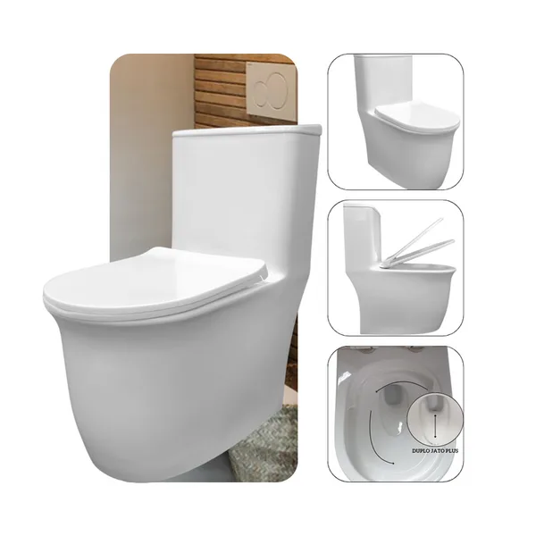 Vaso Sanitário Monobloco Mx103.1 | Descarga Dupla 3/6l | Jato Plus