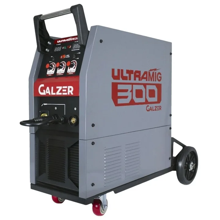 Máquina de Solda Inversora UltraMIG 300A Multiprocesso MIG/MMA/TIG Linha Profissional GALZER-753