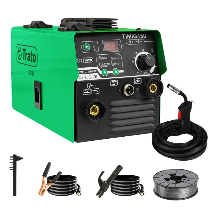 Máquina Solda Inversora Mig Sem Gás Timig150 Trato