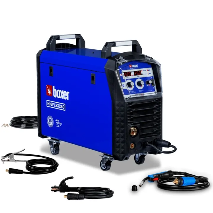 Máquina de Solda Inversora Multiprocesso MIG/MMA/TIG MIGFLEX 250 220A BOXER-2005026