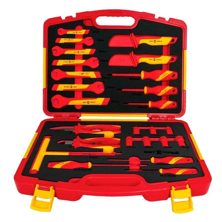 Jogo de Ferramentas Isoladas VDE 1000V com 25 Peças SIGMA TOOLS-6999940003