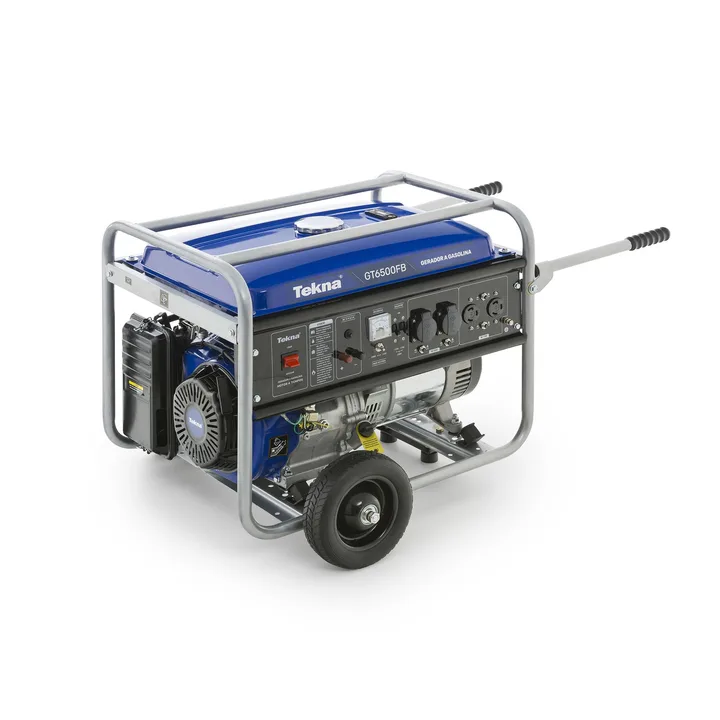 Gerador de Energia à Gasolina 7,2Kva Partida Elétrica Motor 15HP 4T 25L GT8000FBE Tekna
