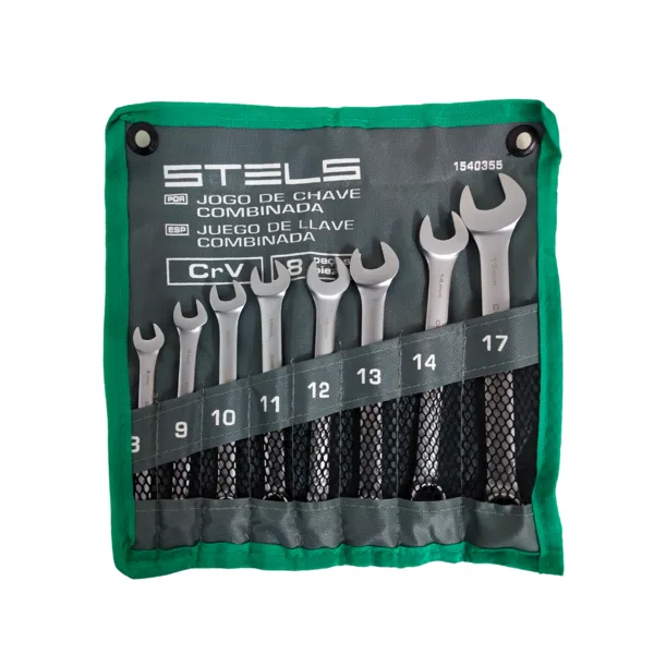 Jogo Chave Combinada 08 A 17mm 8peças- Stels