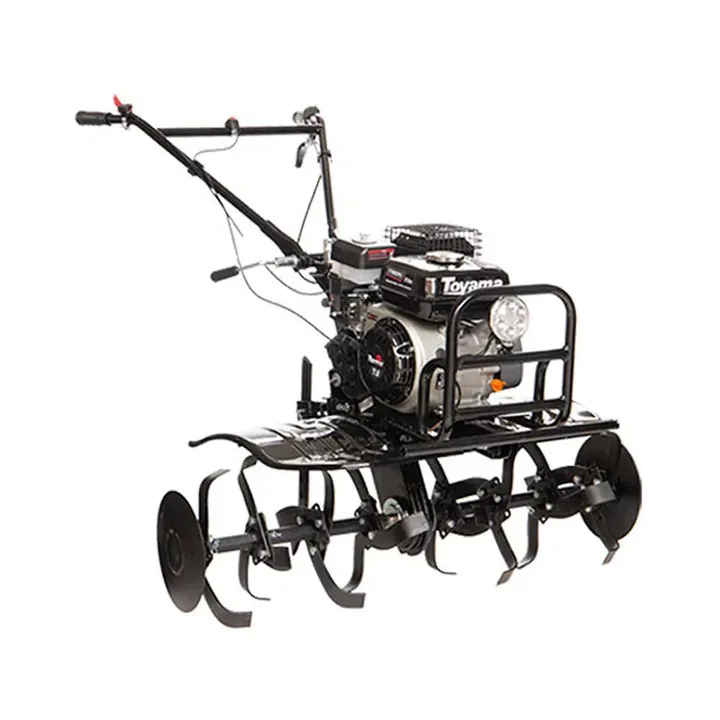 Motocultivador Toyama Gasolina Tt90r-xp-u Com Rodas E Enxadas De 90cm 7hp Partida Manual