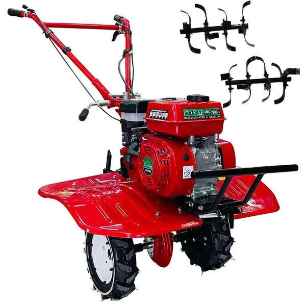 Motocultivador Tratorito À Gasolina 7hp 4t Gmc 7000-1 Garthen