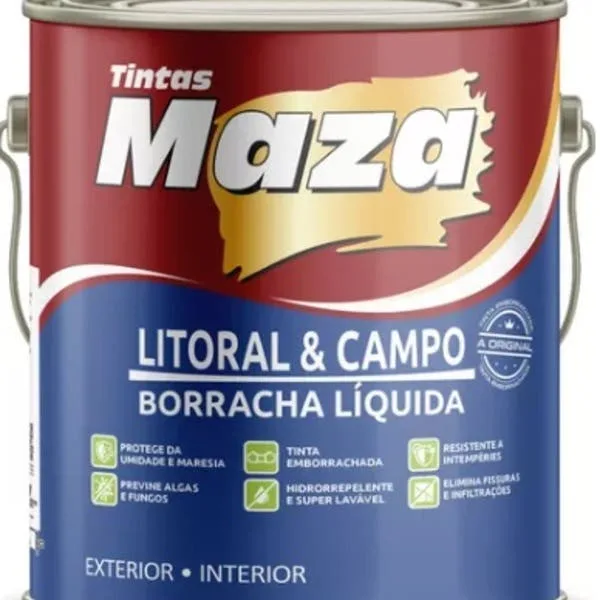 Tinta Emborrachada Litoral E Campo Maza 3 6 L - Branco