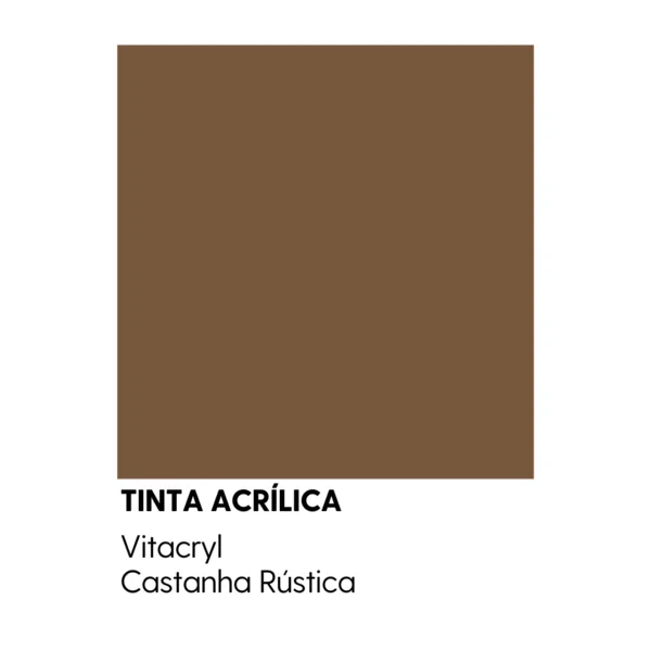 Tinta Emborrachada Acetinada Marrons - Rústico De Castanha - 3 6 Lts