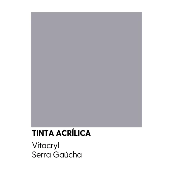 Tinta Emborrachada Acetinada Cinzas - Serra Gaúcha - 3 6 Lts