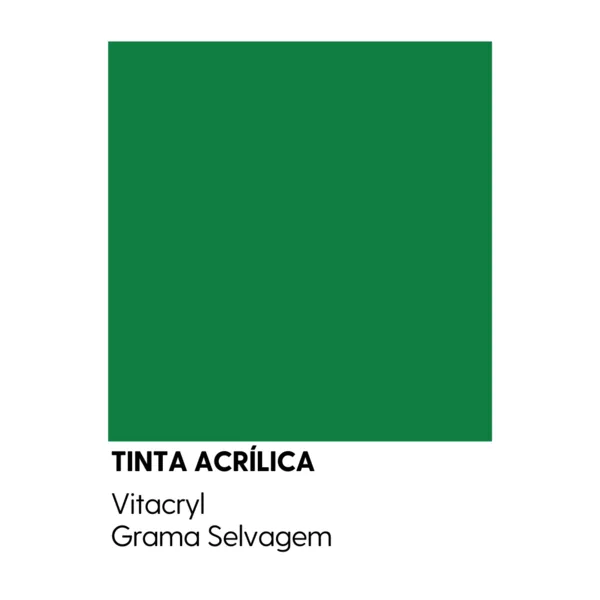 Tinta Emborrachada Acetinada Verdes - Grama Selvagem - 3 6 Lts