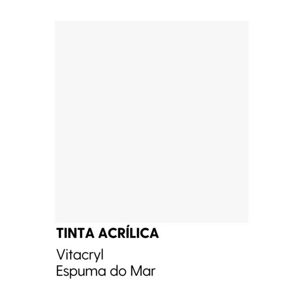 Tinta Emborrachada Acetinada Brancos - Espuma Do Mar - 3 6 Lts