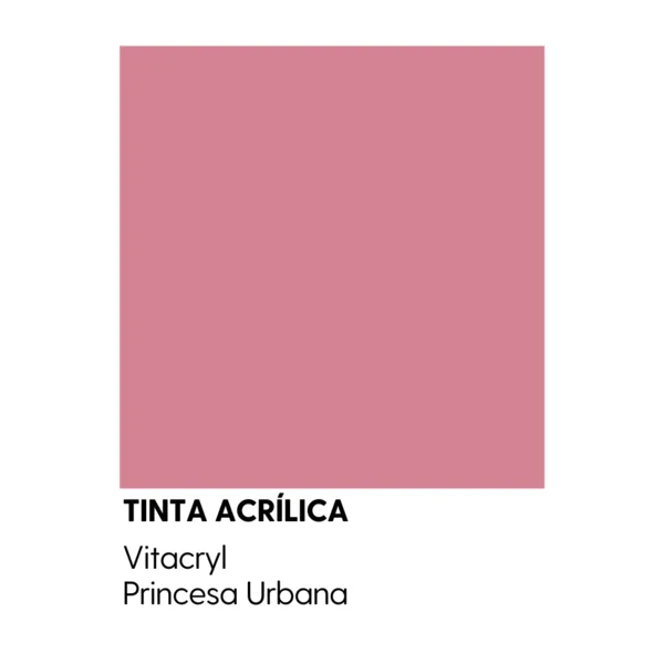 Tinta Emborrachada Acetinada Rosas - Princesa Urbana - 3 6 Lts