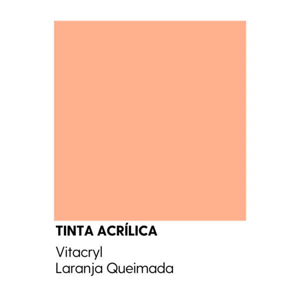 Tinta Emborrachada Acetinada Laranjas - Laranja Queimada - 3 6 Lts
