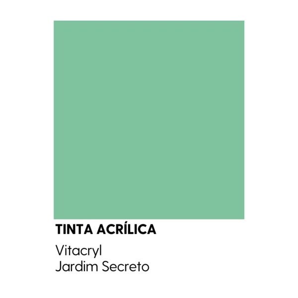 Tinta Emborrachada Acetinada Verdes - Jardim Secreto - 3 6 Lts