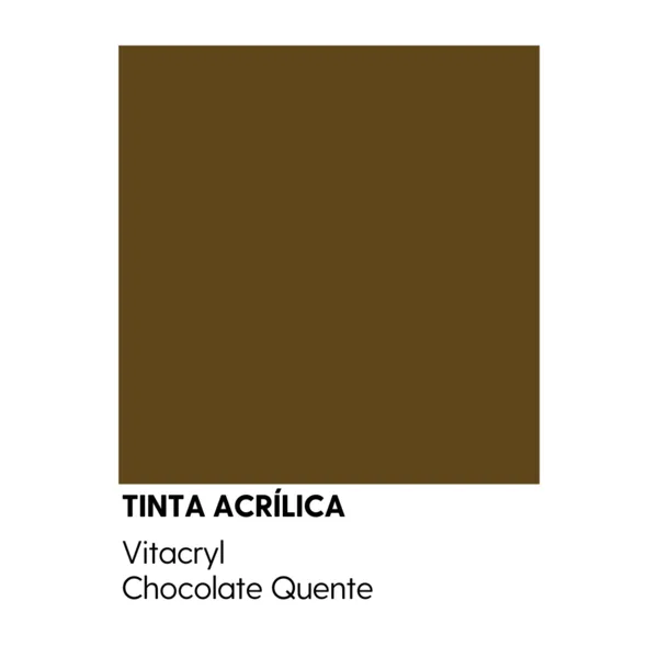 Tinta Emborrachada Acetinada Marrons - Chocolate Quente - 3 6 Lts