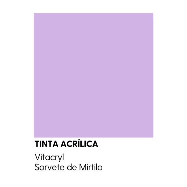 Tinta Emborrachada Acetinada Violetas - Sorvete De Mirtilo - 3 6 Lts
