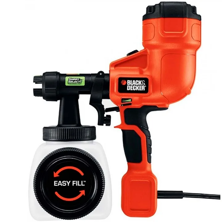 Pistola de Pintura e Pulverizador Alto Volume e Baixa Pressão HVLP 350W BLACKDECKER-BDPH200B