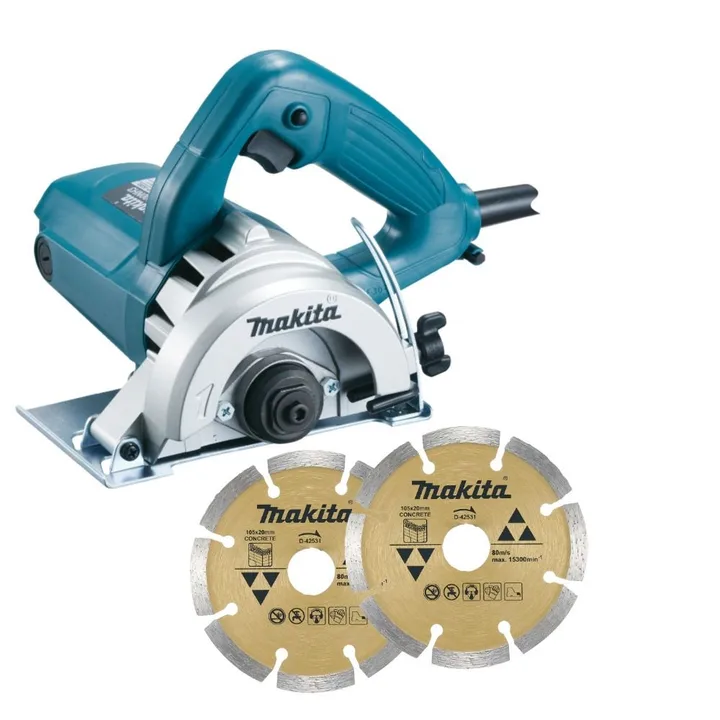 Serra Mármore à Seco 4.3/8 Pol. 1.300W com 2 Discos MAKITA-4100NH3ZX2