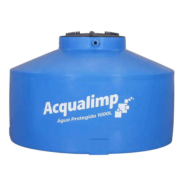 Caixa d'Água 1.000L em Polietileno Água Protegida Acqualimp
