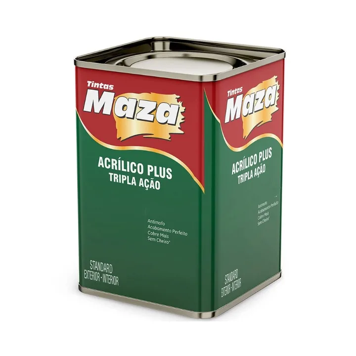 Tinta Acrílica Plus Cromio Fosco 18L MAZA-28365