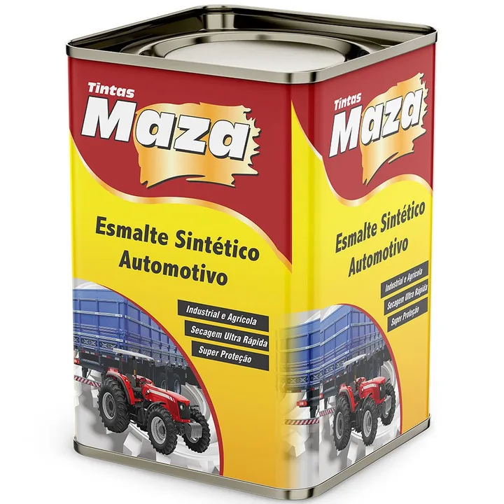 Tinta Esmalte Industrial Branco Puro 18L MAZA-17025