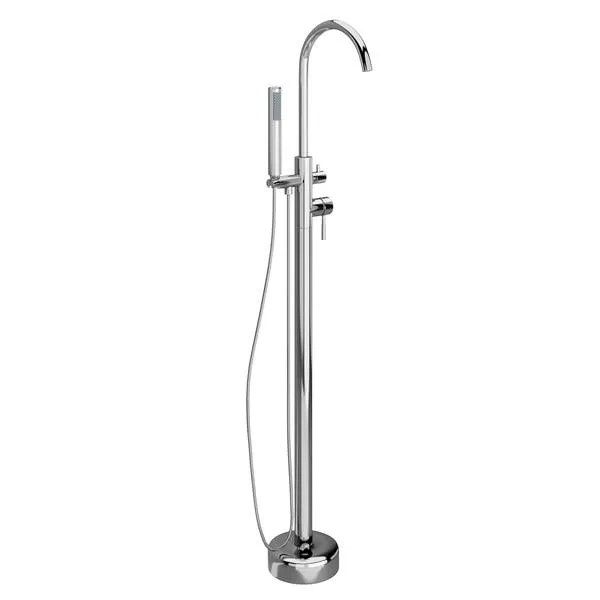 Torneira Misturador Monocomando De Piso Para Banheira Tab0028-c